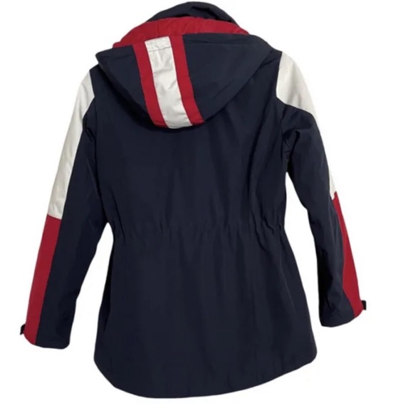 Tommy Hillfiger Color Block Large Logo Jacket Size S - Picture 2 of 10